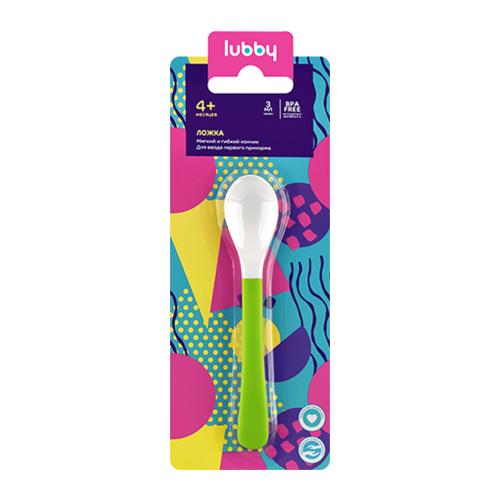 

Ложка детская Lubby арт. 14067 с 4 месяцев цвет в ассортименте