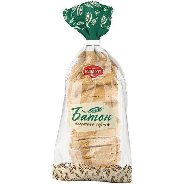Батон Кундрат пшеничный нарезка 300 г