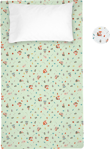 

Пеленка Little Times 75х110 см фланель, дизайн в ассортименте