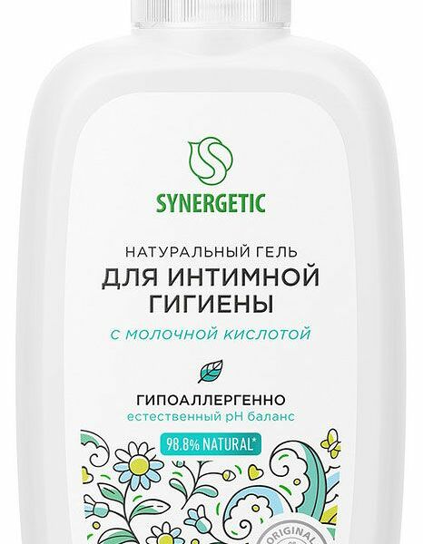 Synergetic гель для интимной гигиены натуральный 250 мл