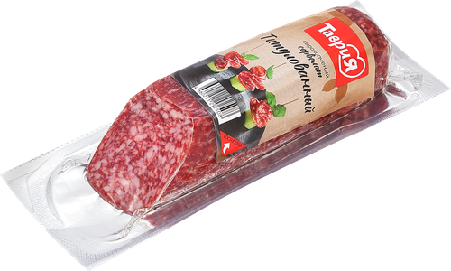 

Колбаса Таврия Сервелат Титулованный сырокопченая вес