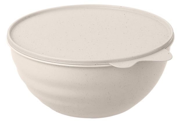 

Миска PHIBO Wave с крышкой, бежевый, 1.55 л