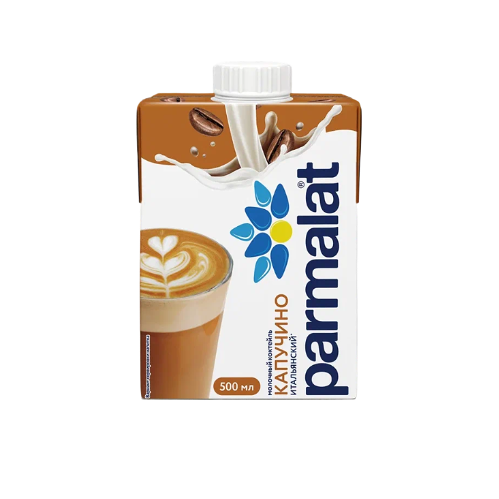 Коктейль молочный Parmalat Капучино Итальяно ультрапастеризованный 1.5%, 500 мл