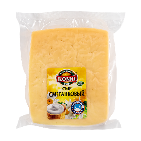 Сыр Комо Сметанковый полутвердый 50% кг