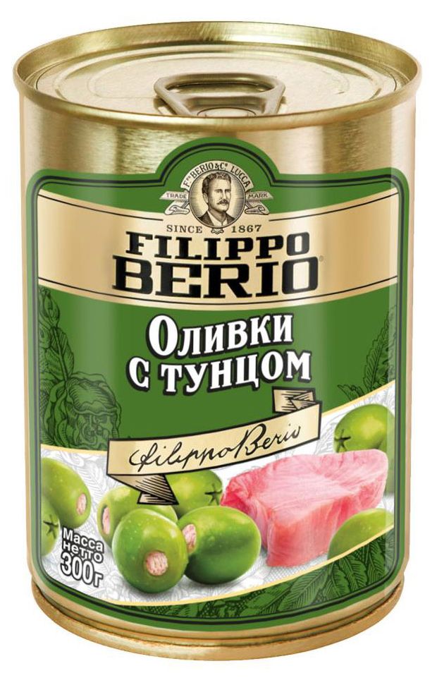 

Оливки Filippo Berio с тунцом 300 г