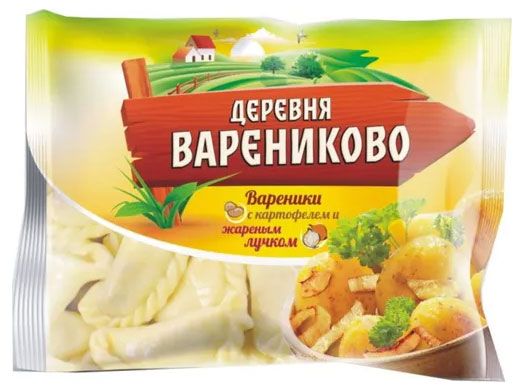 

Вареники Деревня Варениково с картофелем и жареным луком 900 г