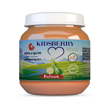 

Пюре Kidsberry кабачок с 4 месяцев 80 г
