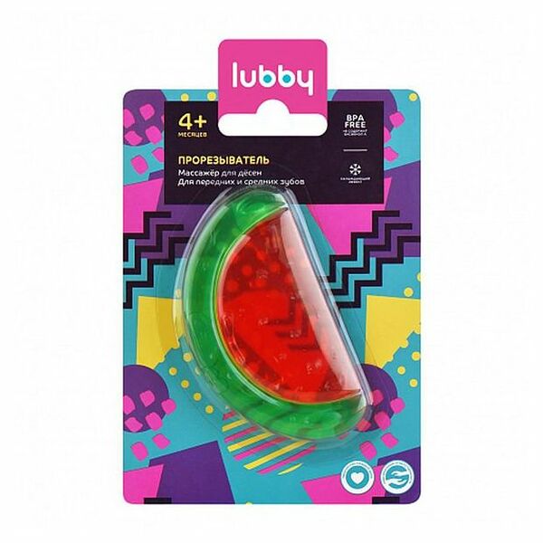 Прорезыватель Lubby с водой с 4-х месяцев арт. 4552