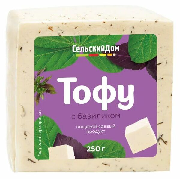 Тофу Сельский Дом с базиликом 250 г