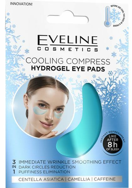 Гидрогелевые охлаждающие патчи для кожи вокруг глаз Eveline Cosmetics 21 г 2 шт.