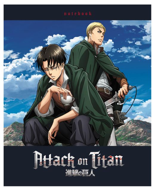 

Тетрадь Hatber Атака Титанов.Сезон 1-3 48 листов в клетку на скобе А5, в ассортименте