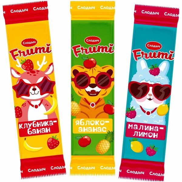 Конфеты Слодыч Frumi из мягкой карамельной массы неглазированные микс вес