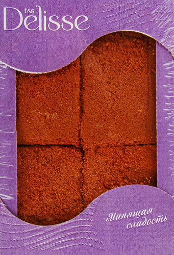 Изделие сдобное DELISSE Медовик шоколадный, 370г