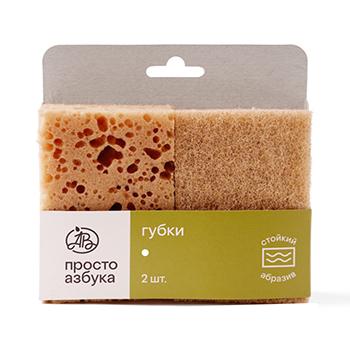 

Губки кухонные Просто Азбука 2 шт.