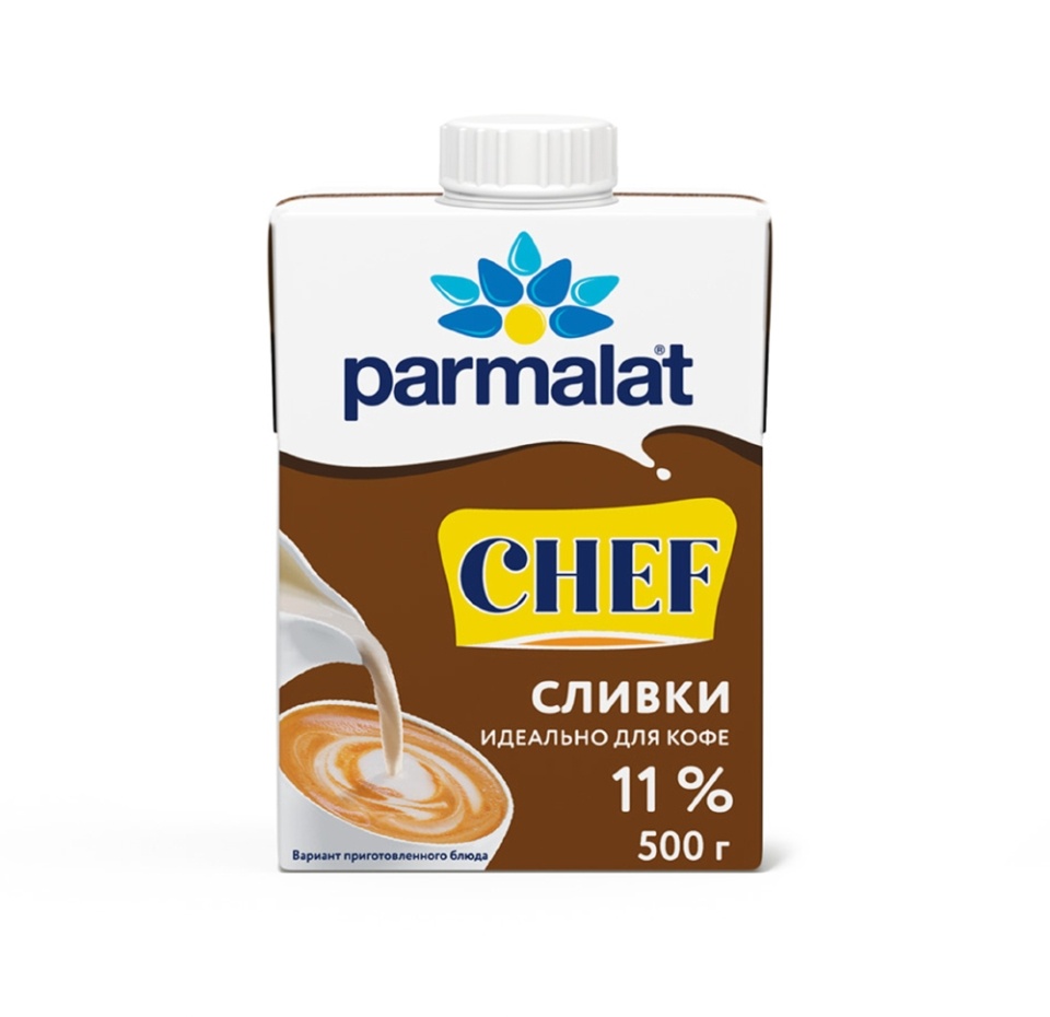 

Сливки Parmalat ультрапастеризованные 11% 500 г