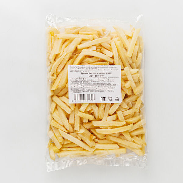 Картофель фри быстрозамороженный 1 кг