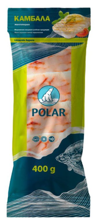 

Камбала замороженная Polar желтоперая филе порционное 400 г