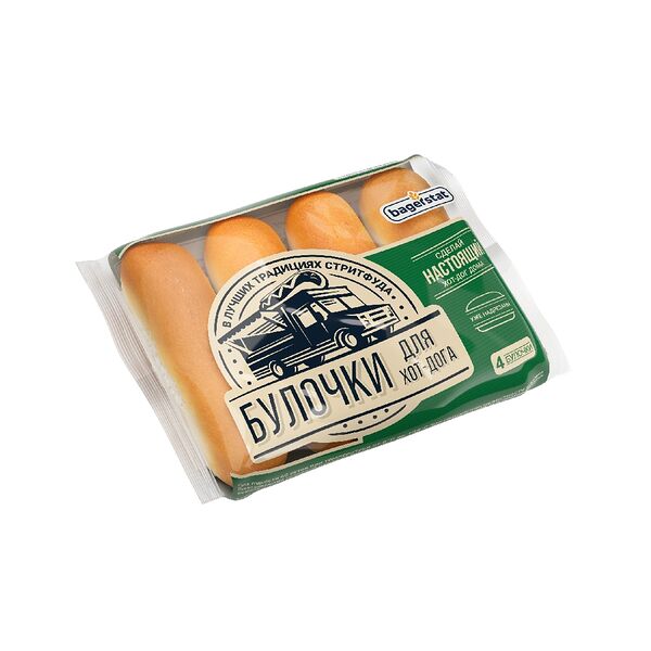 Булочка для хот дога Bagerstat (4шт) 240г