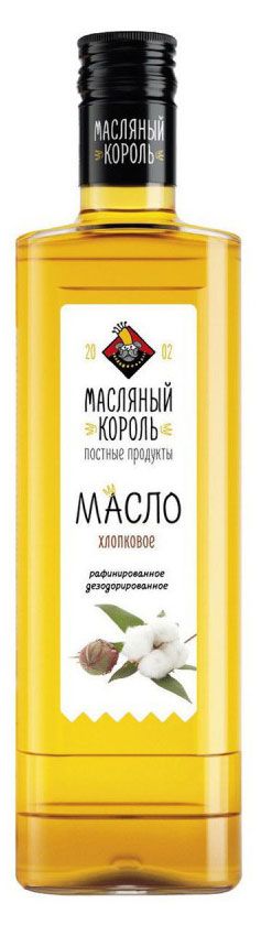 

Масло хлопковое Масляный король 350 мл