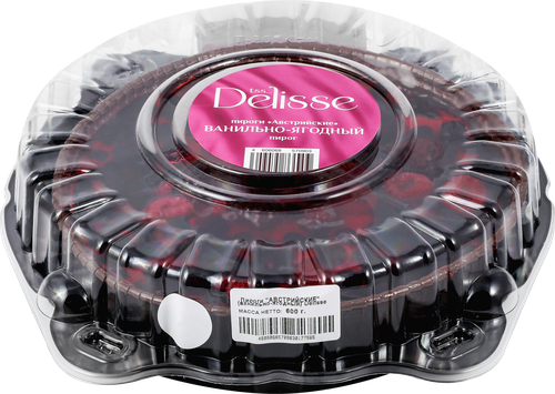 

Пирог DELISSE Австрийский ванильно-ягодный, 600г