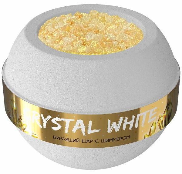Шар для ванн Fabrik Cosmetology Crystal White бурлящий 210 г