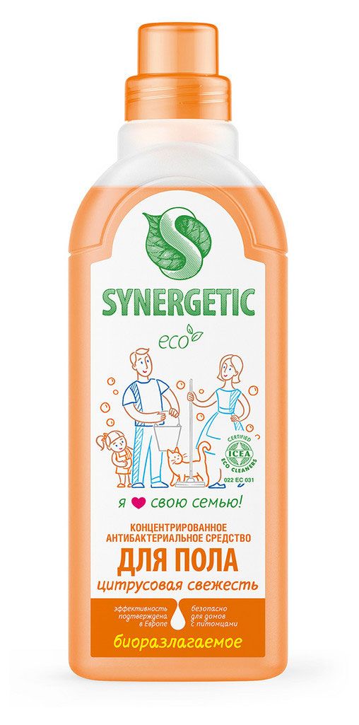 

Средство для пола Synergetic Цитрусовая свежесть 750 мл