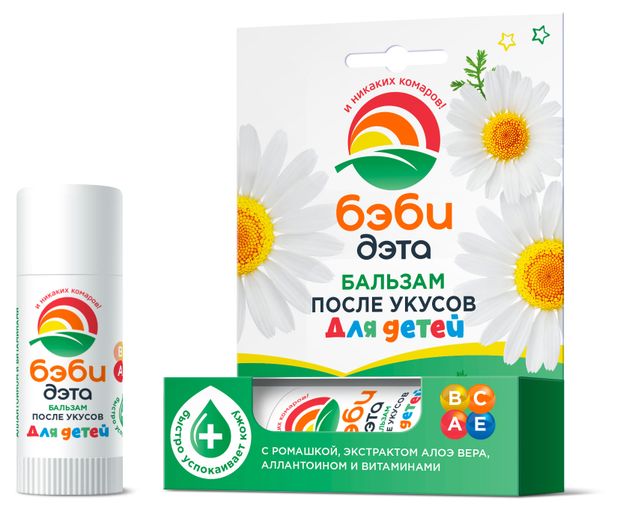 

Бальзам Бэби Дэта после укусов для детей 10 мл