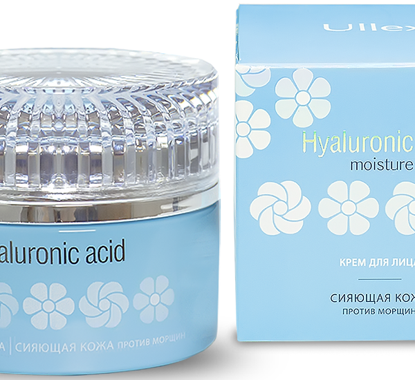 Крем для лица Ullex Hyaluronic Acid сияющая кожа против морщин 50 г