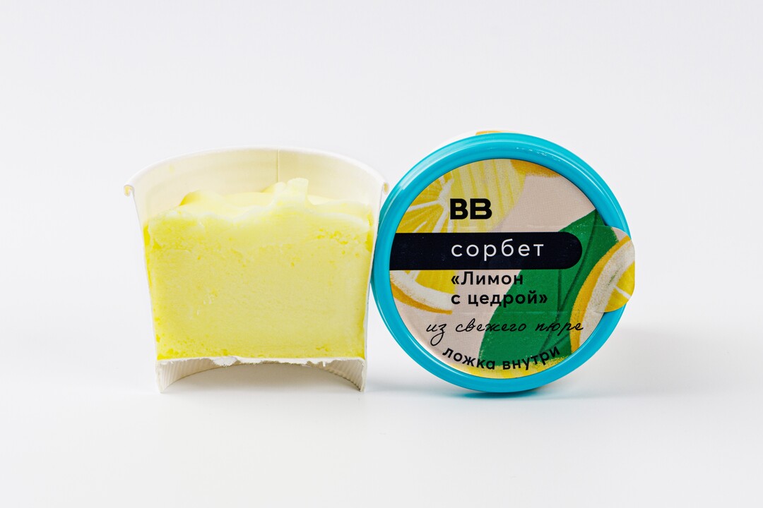 

Сорбет Вкусвилл "Лимон с цедрой", 75г