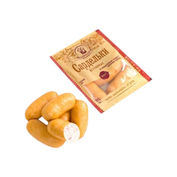 Изделие колб. Сардельки ВЕТЧИННЫЕ вар мясн в/с Инко-Фуд (МГС)(нат.об) 430г