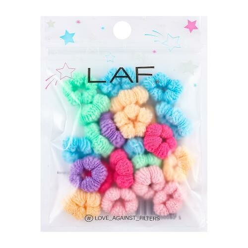 Набор мягких мини резинок для волос Laf 20 шт.
