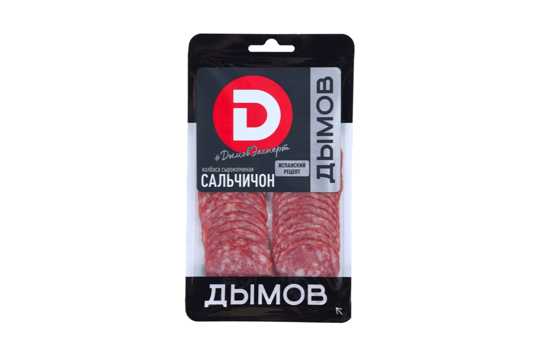 

Колбаса сырокопченая Дымов Сальчичон нарезка 80 г
