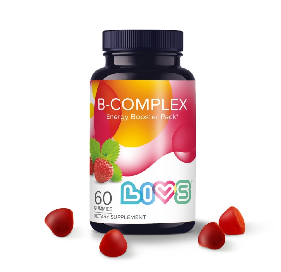 

Пастилки LIVS Energy B-complex жевательные клубника 60 шт.