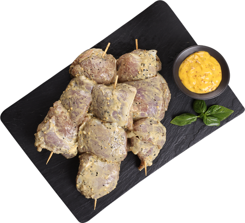 

Шашлык Лента Fresh из филе бедра индейки в маринаде медово-горчичном вес