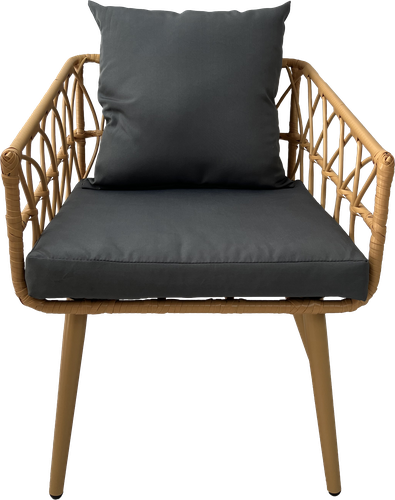 

Кресло Giardino Club искусственный ротанг 59х64х73 см, артикул 205044-1