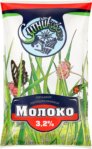 

Молоко Ситниковское цельное 3.2% 900 мл