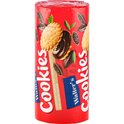 Печенье-сэндвич"WALTER`S"(нач.какао)300г