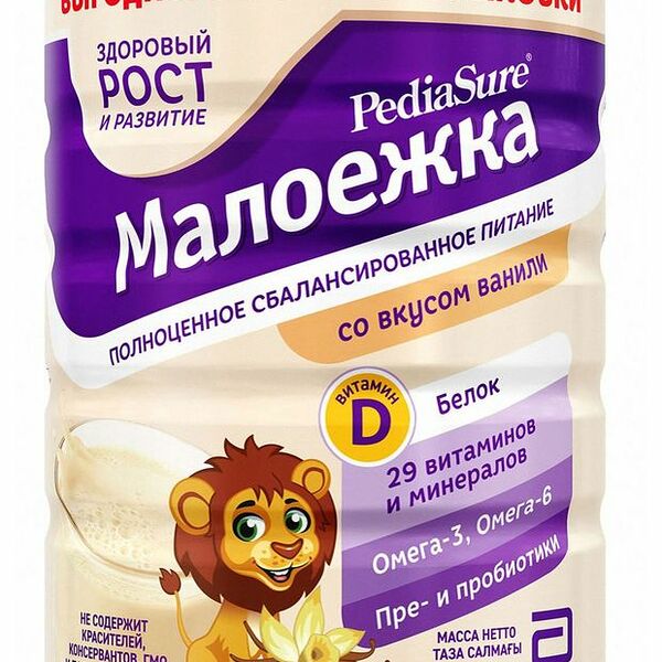 Смесь сухая PediaSure Малоежка ваниль 850 г