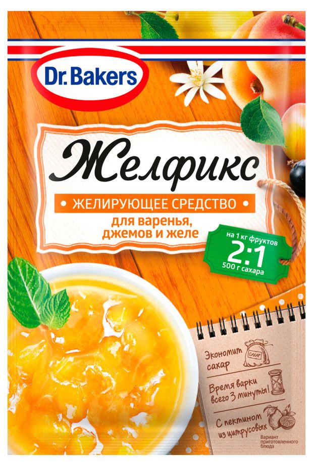 

Желфикс Dr.Bakers 2:1 для консервирования 25 г