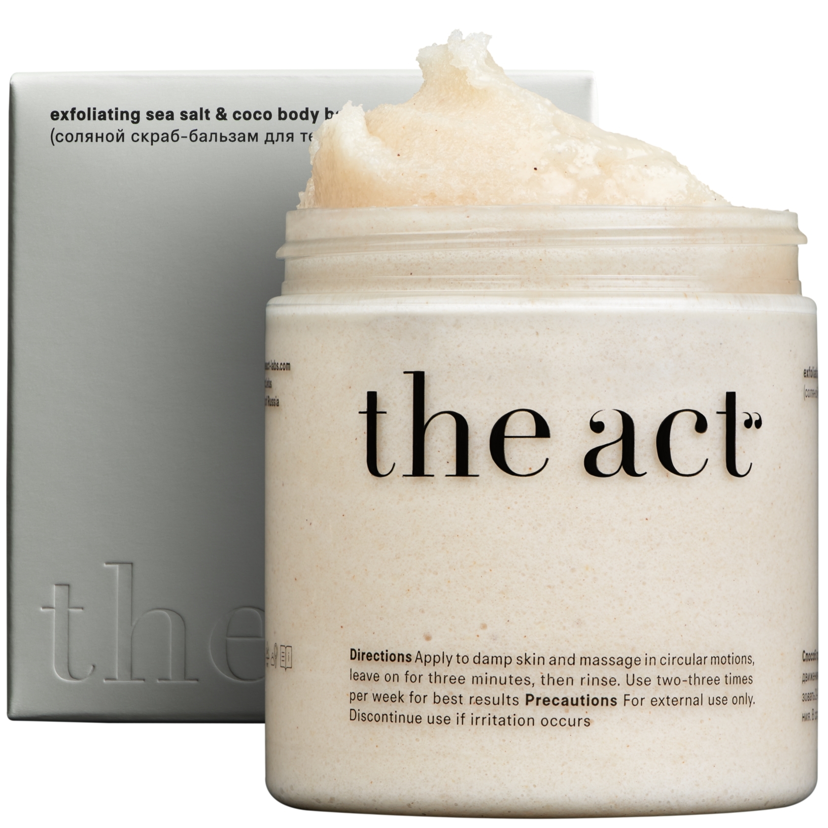 

Скраб для тела The Act соляной с кокосом 300 г