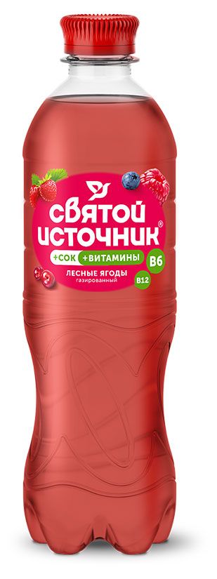 

Вода Святой источник + сок Лесные ягоды 500 мл