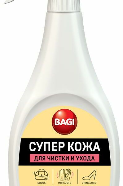 Средство чистящее Bagi Супер кожа для кожаных изделий 0.4 л