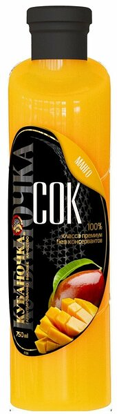 Сок Кубаночка Манго 750 мл