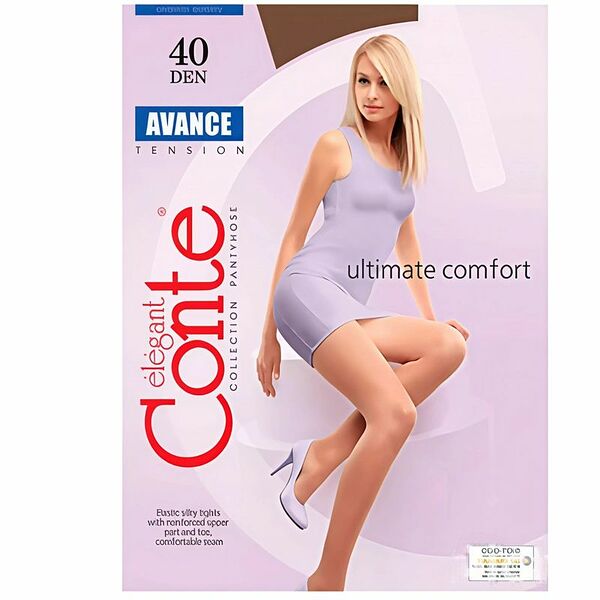 Колготки женские CONTE ELEGANT AVANCE 40 natural р4