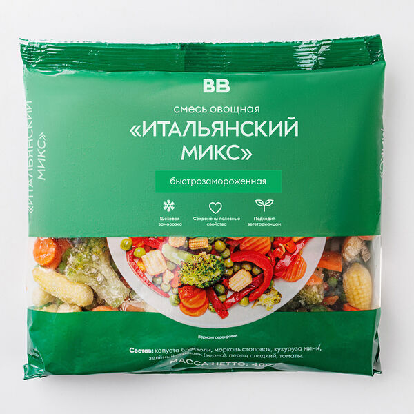 Смесь овощная быстрозамороженная Итальянский микс 