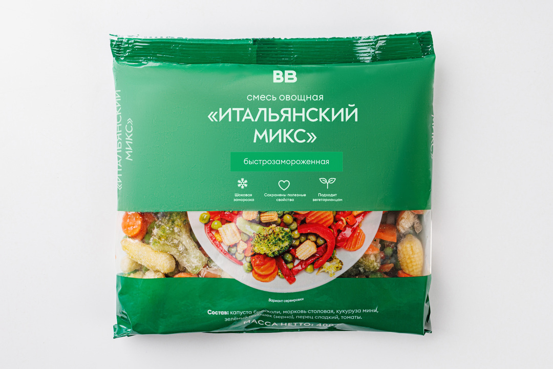 

Смесь овощная быстрозамороженная Итальянский микс