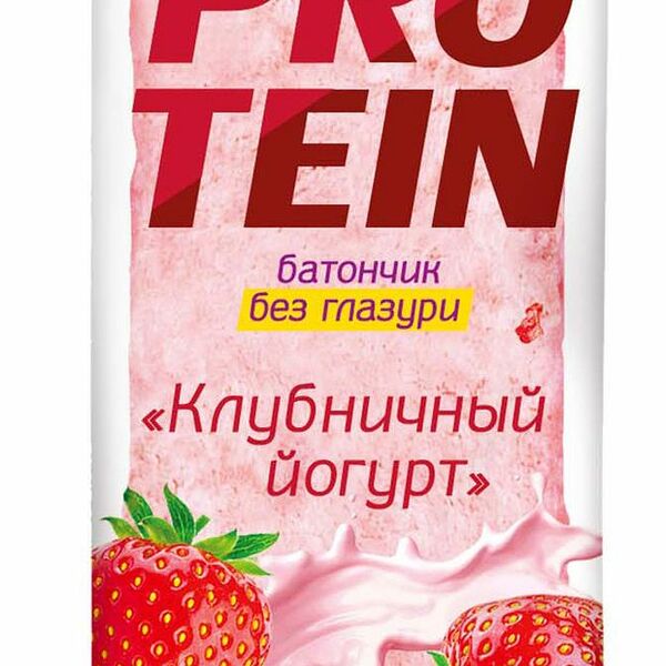 Батончик Racionika Protein Клубничный йогурт 45 г