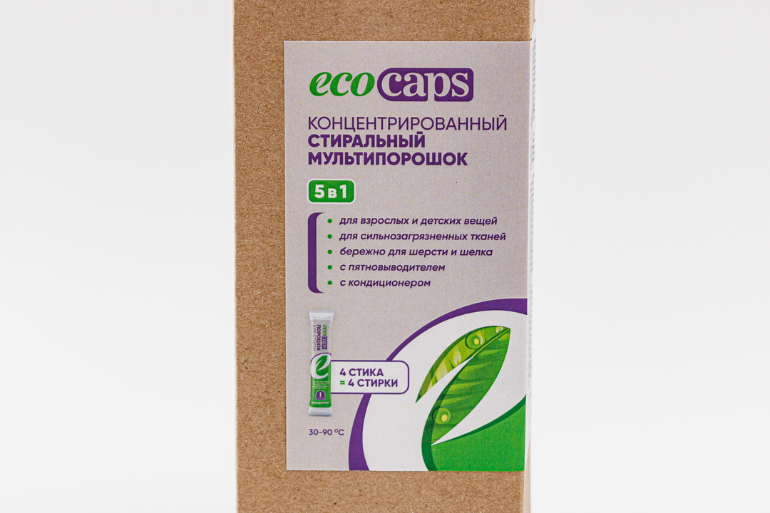 

Стиральный порошок 5 в 1 концентрированный 4 шт