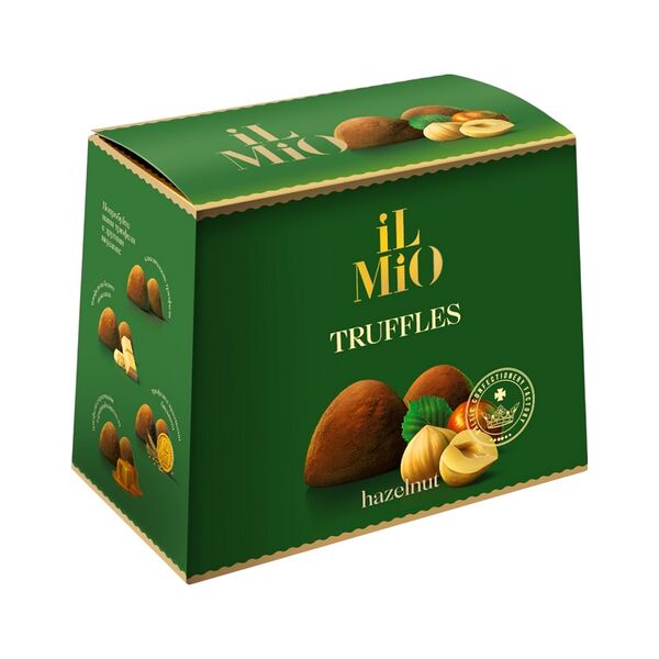Конфеты Belgostar IL MIO трюфель с фундуком 150г