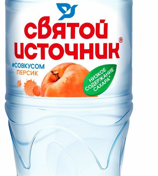 Напиток Святой Источник со вкусом персика негазированный 0.5 л
